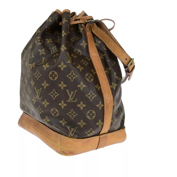 LOUIS VUITTON Noe GM Drawstring Shoulder Bag Monogram Leather BN - Picture 4 of 16